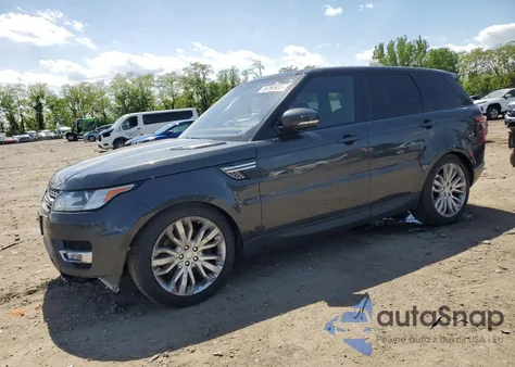 2016 Land Rover Range Rover Sport Hse z USA, uszkodzony, nr VIN SALWR2PF3GA110303